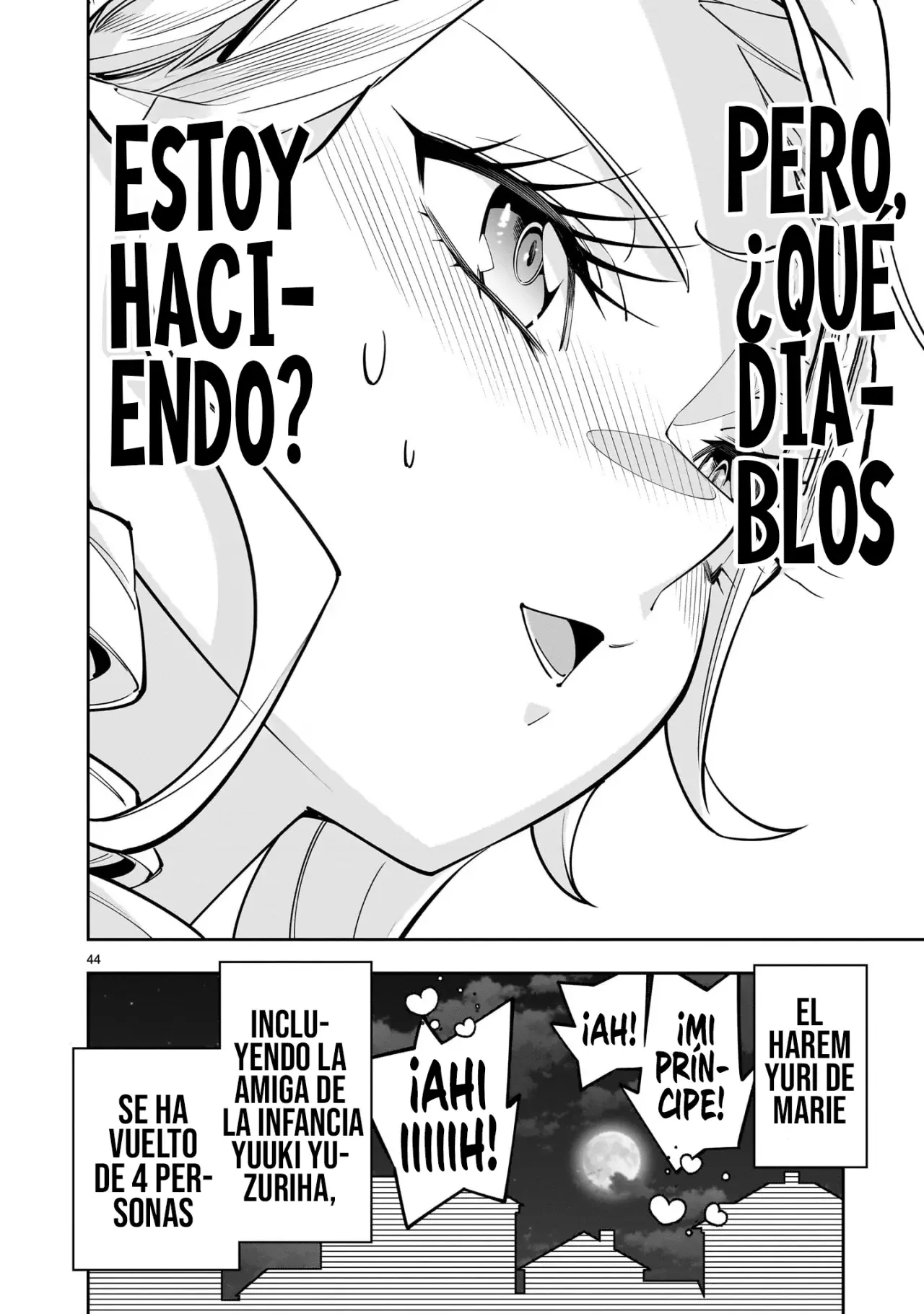 Shi ni Modori Oujo wa Ikinobiru Tameni Yuri Harem wo Tsukuru Koto ni Shita Capitulo 4 página 44