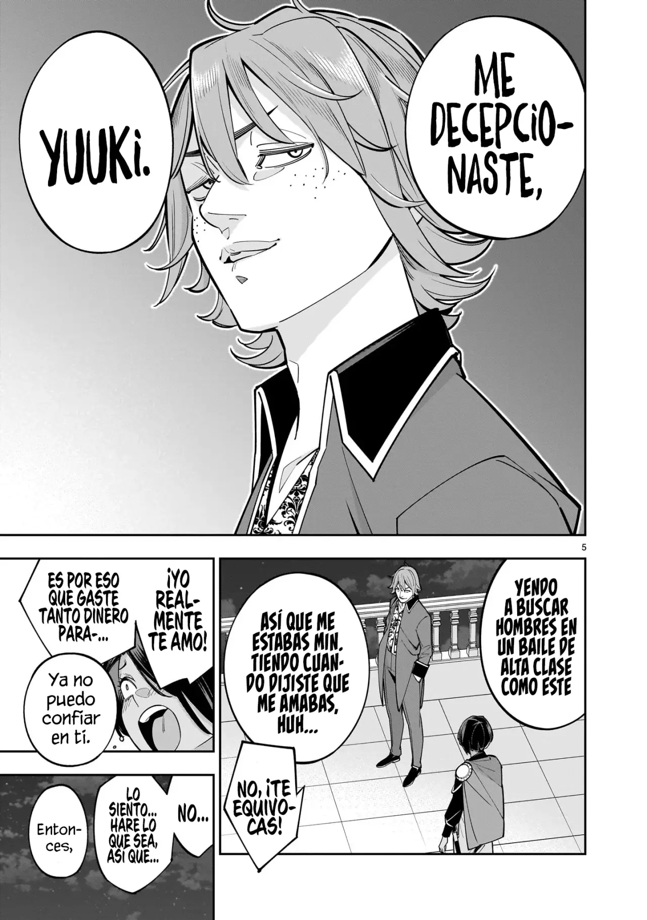 Shi ni Modori Oujo wa Ikinobiru Tameni Yuri Harem wo Tsukuru Koto ni Shita Capitulo 4 página 7
