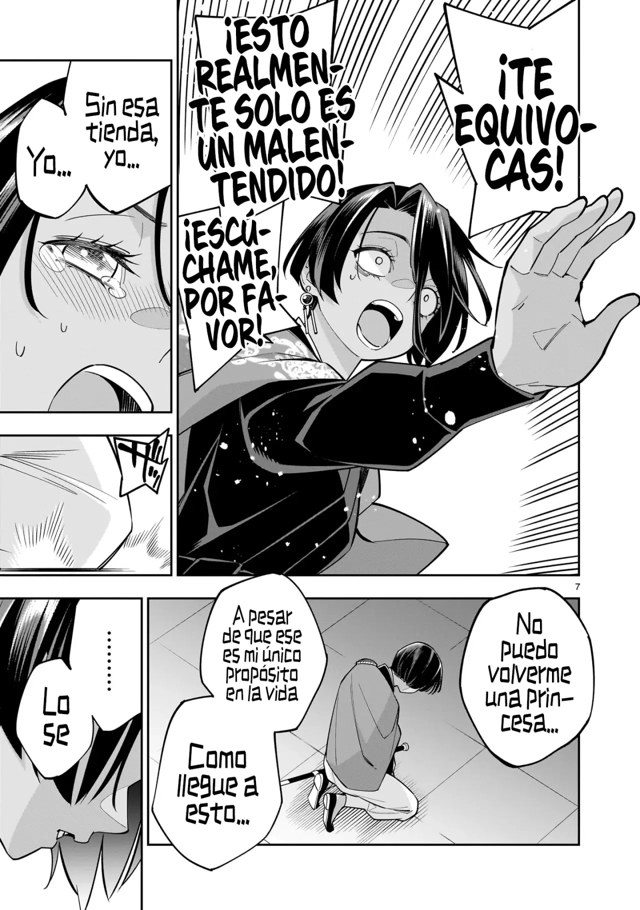 Shi ni Modori Oujo wa Ikinobiru Tameni Yuri Harem wo Tsukuru Koto ni Shita Capitulo 4 página 9