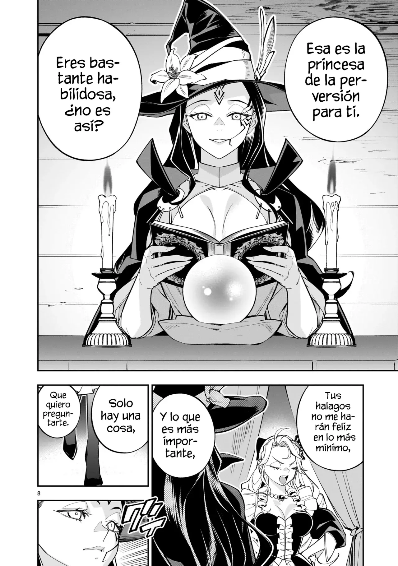 Shi ni Modori Oujo wa Ikinobiru Tameni Yuri Harem wo Tsukuru Koto ni Shita Capitulo 5 página 10