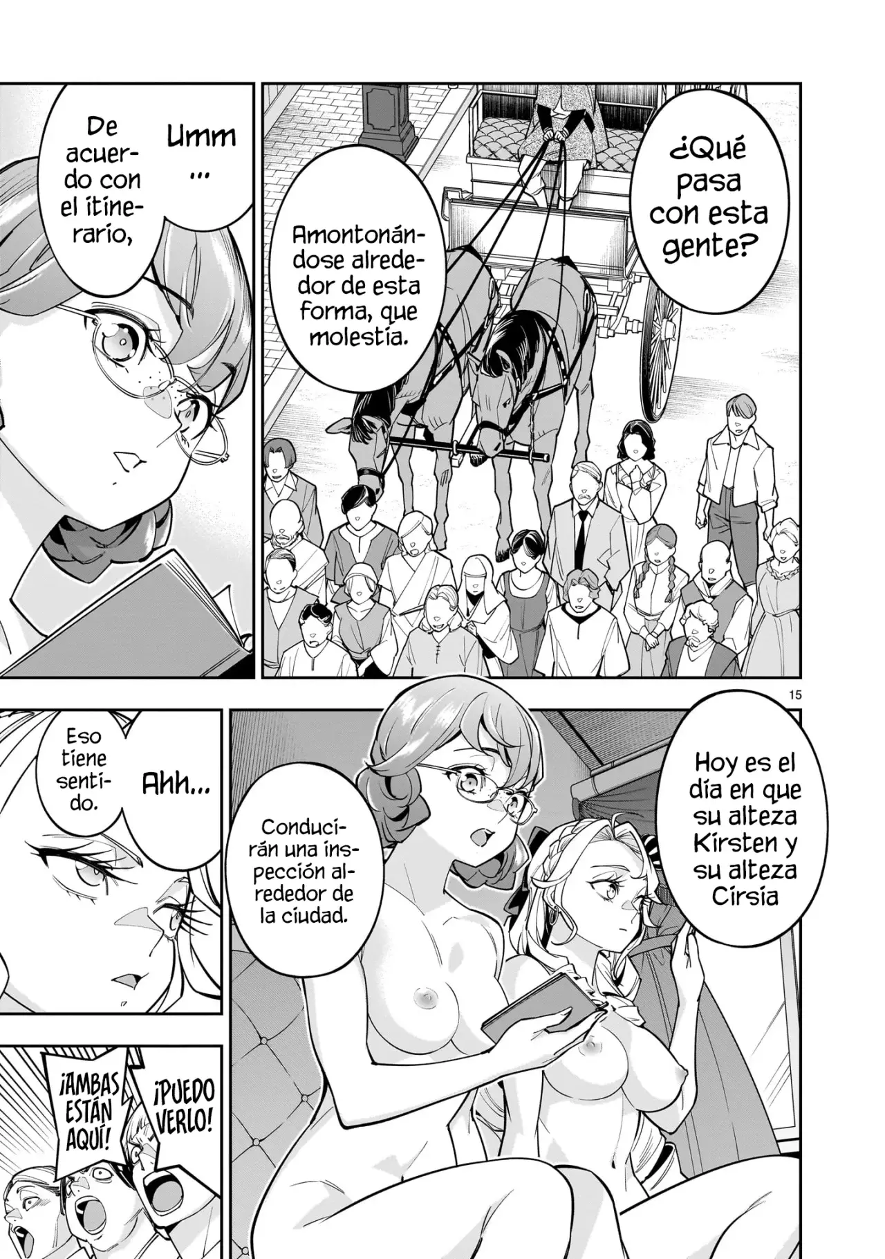 Shi ni Modori Oujo wa Ikinobiru Tameni Yuri Harem wo Tsukuru Koto ni Shita Capitulo 5 página 17