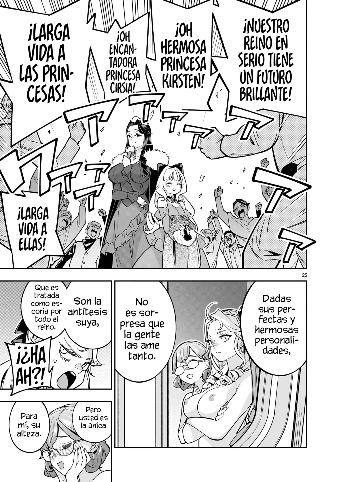 Shi ni Modori Oujo wa Ikinobiru Tameni Yuri Harem wo Tsukuru Koto ni Shita Capitulo 5 página 27