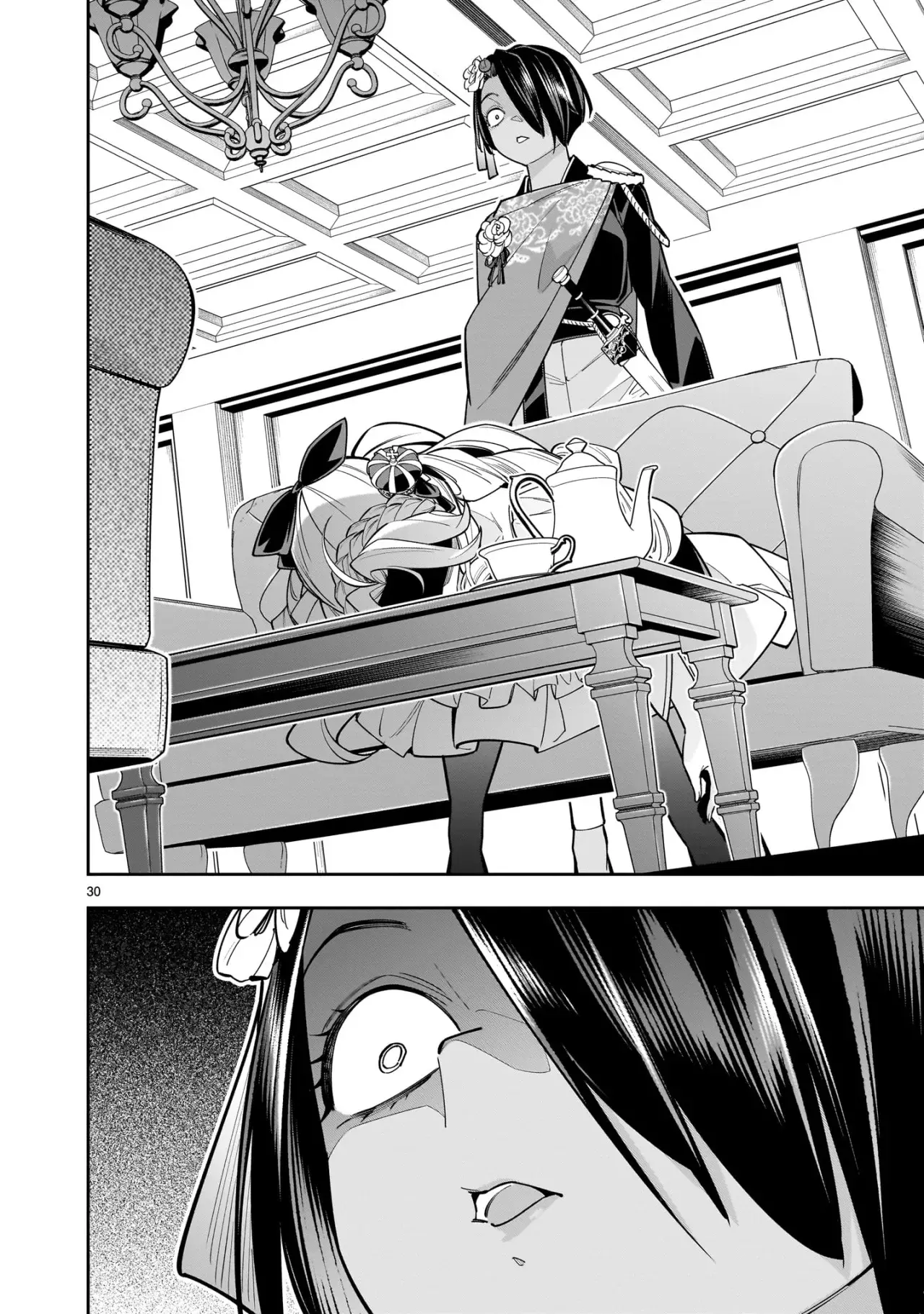Shi ni Modori Oujo wa Ikinobiru Tameni Yuri Harem wo Tsukuru Koto ni Shita Capitulo 5 página 32