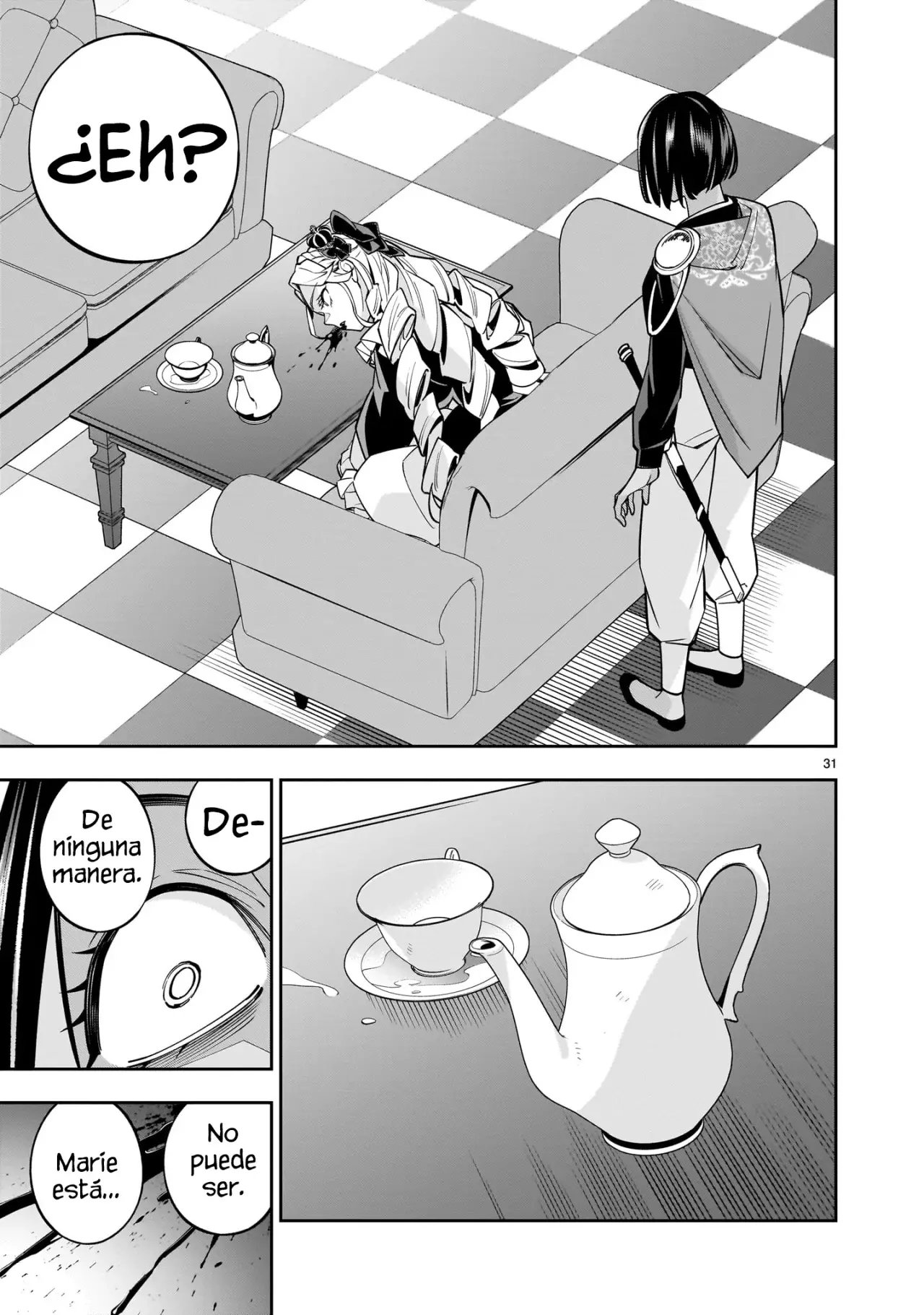 Shi ni Modori Oujo wa Ikinobiru Tameni Yuri Harem wo Tsukuru Koto ni Shita Capitulo 5 página 33