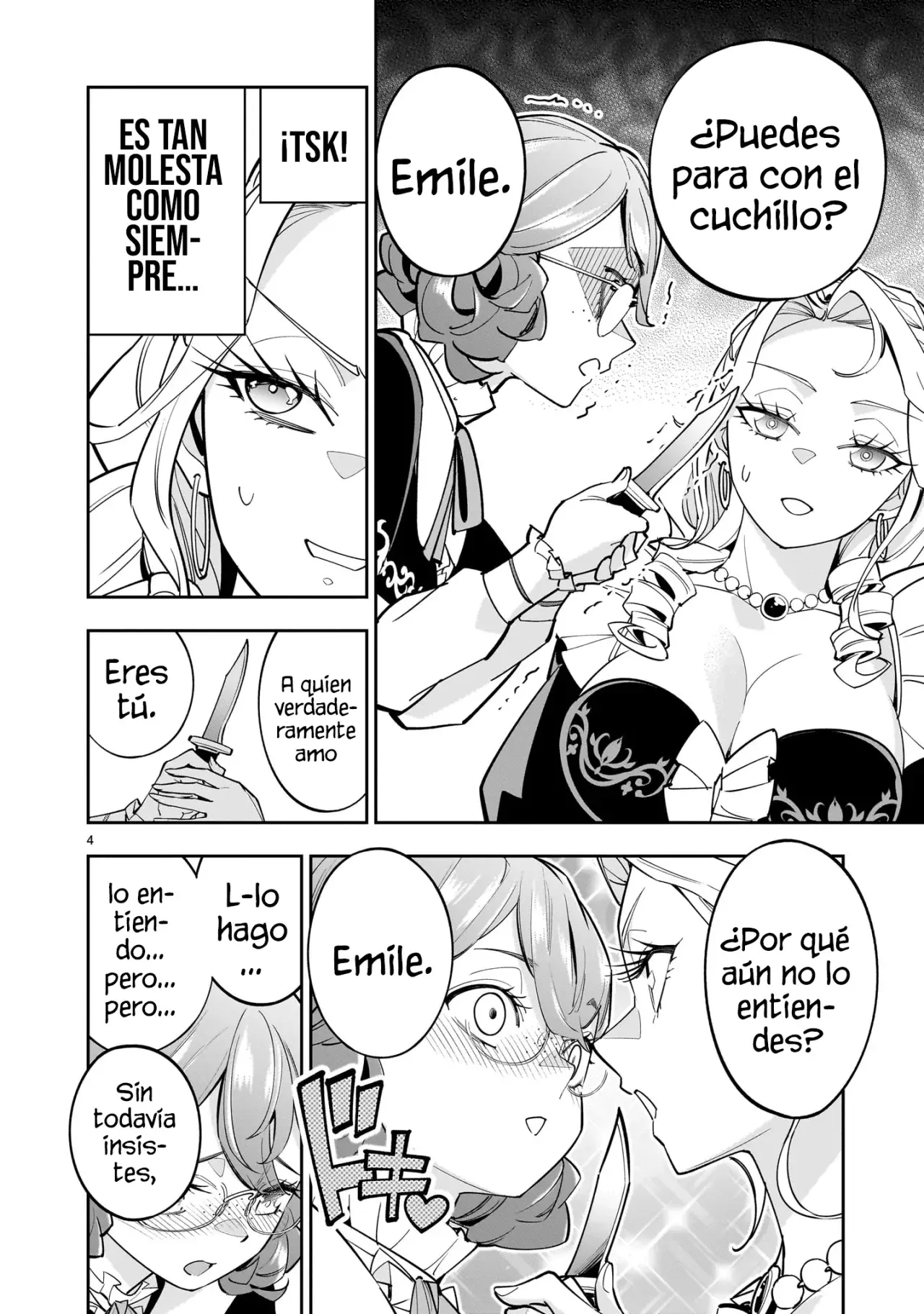 Shi ni Modori Oujo wa Ikinobiru Tameni Yuri Harem wo Tsukuru Koto ni Shita Capitulo 5 página 6