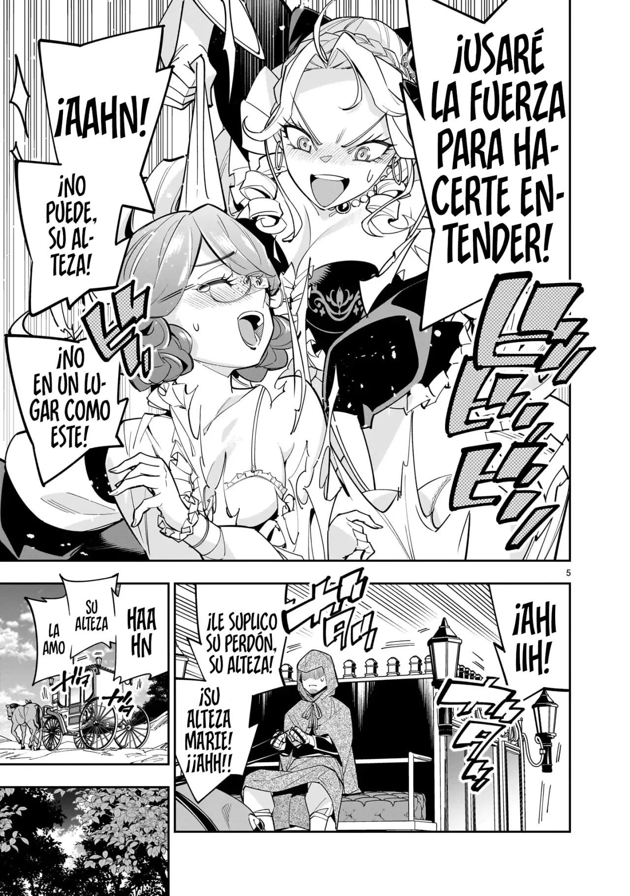 Shi ni Modori Oujo wa Ikinobiru Tameni Yuri Harem wo Tsukuru Koto ni Shita Capitulo 5 página 7