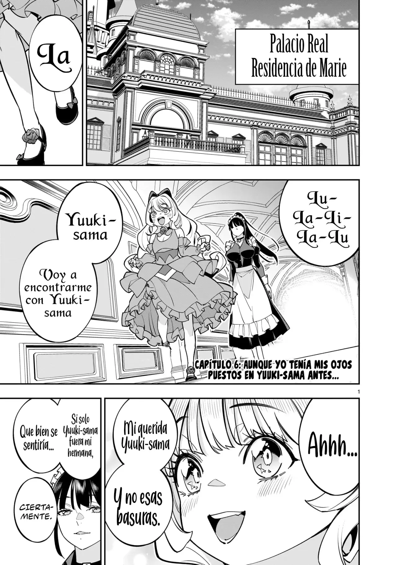 Shi ni Modori Oujo wa Ikinobiru Tameni Yuri Harem wo Tsukuru Koto ni Shita Capitulo 6.2 página 3