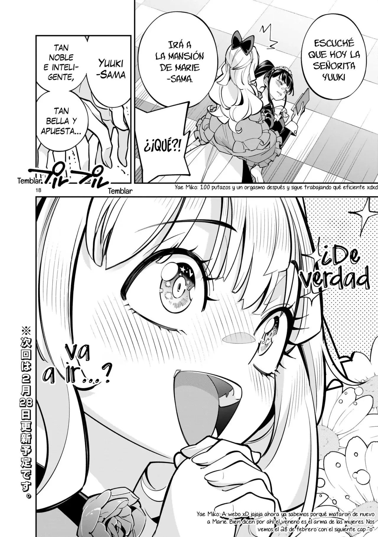 Shi ni Modori Oujo wa Ikinobiru Tameni Yuri Harem wo Tsukuru Koto ni Shita Capitulo 6 página 19