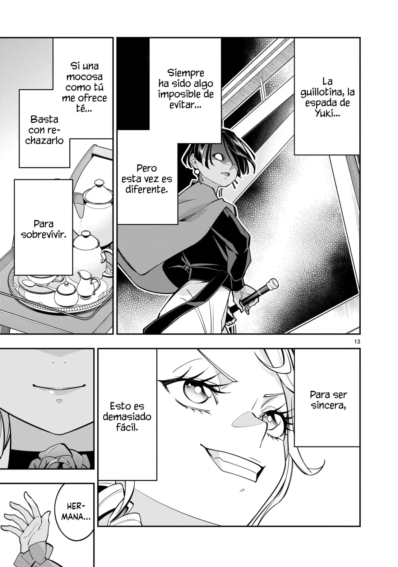 Shi ni Modori Oujo wa Ikinobiru Tameni Yuri Harem wo Tsukuru Koto ni Shita Capitulo 7 página 14