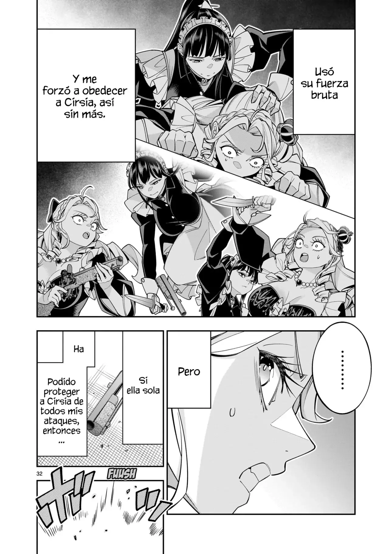 Shi ni Modori Oujo wa Ikinobiru Tameni Yuri Harem wo Tsukuru Koto ni Shita Capitulo 7 página 33