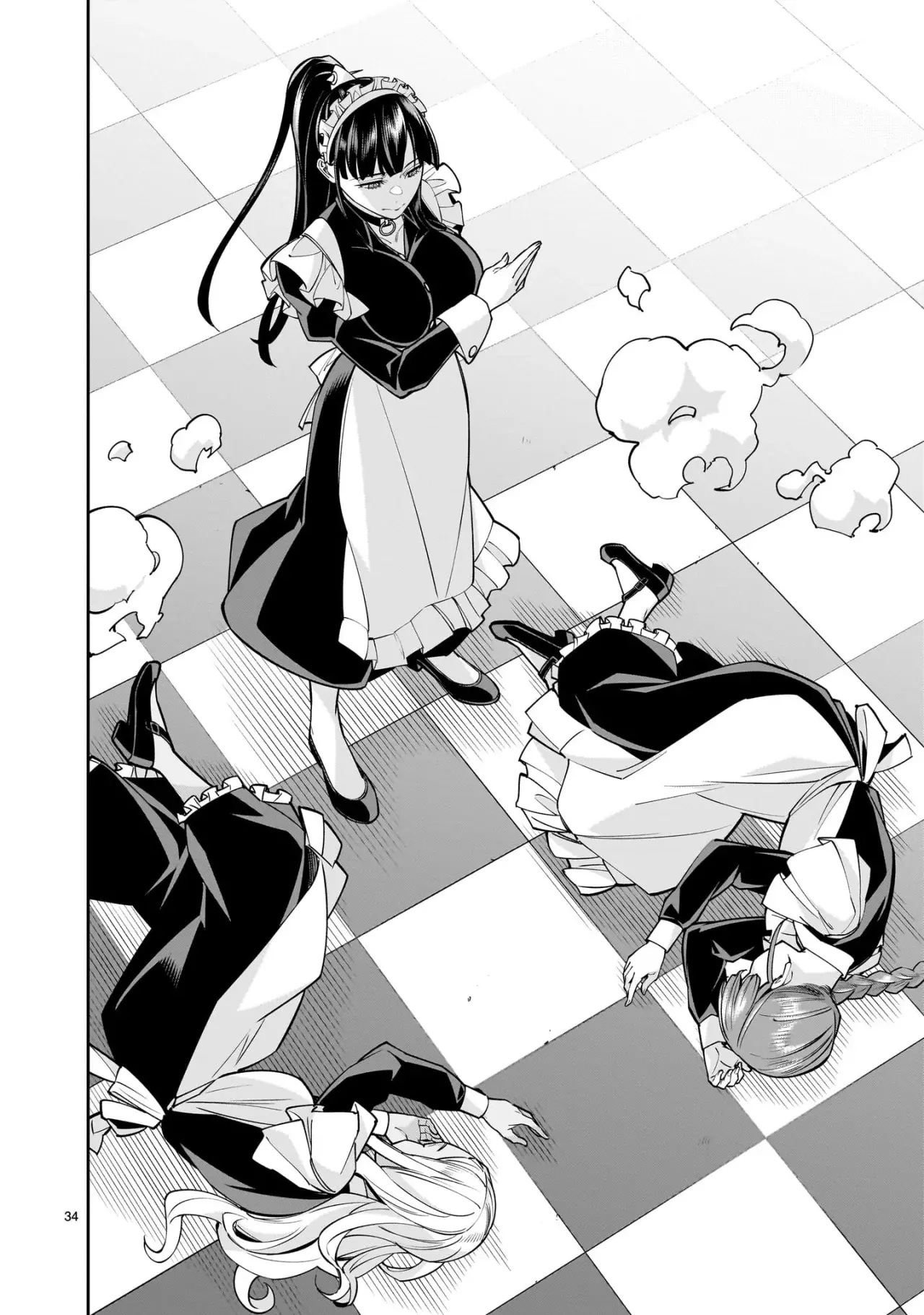 Shi ni Modori Oujo wa Ikinobiru Tameni Yuri Harem wo Tsukuru Koto ni Shita Capitulo 7 página 35