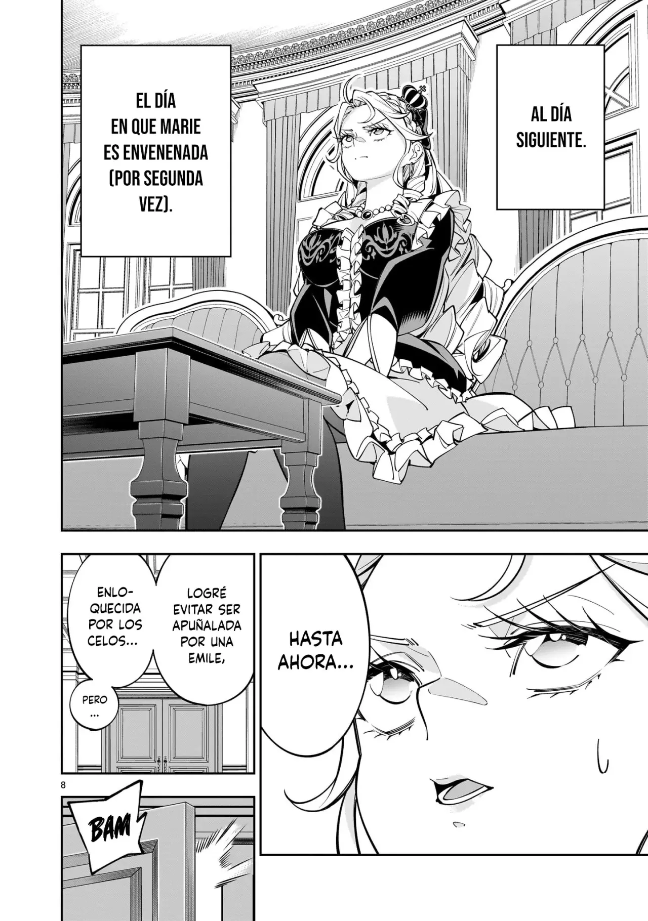 Shi ni Modori Oujo wa Ikinobiru Tameni Yuri Harem wo Tsukuru Koto ni Shita Capitulo 7 página 9