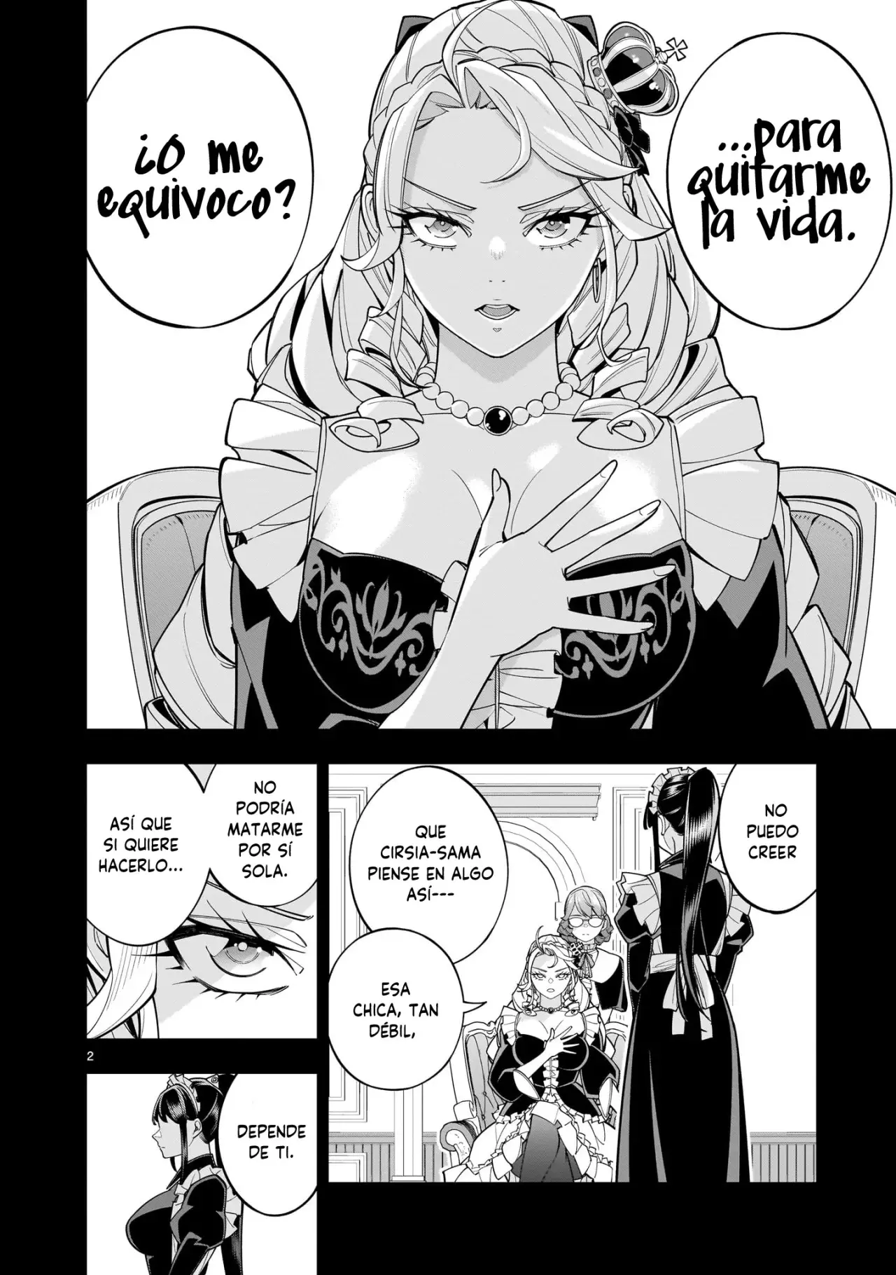 Shi ni Modori Oujo wa Ikinobiru Tameni Yuri Harem wo Tsukuru Koto ni Shita Capitulo 8.2 página 3