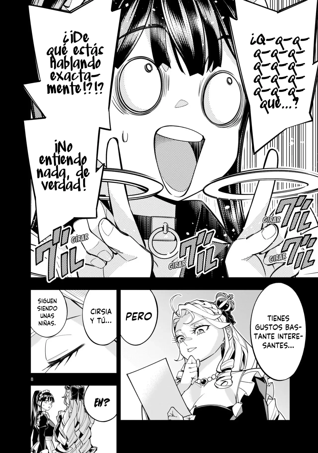 Shi ni Modori Oujo wa Ikinobiru Tameni Yuri Harem wo Tsukuru Koto ni Shita Capitulo 8.2 página 9