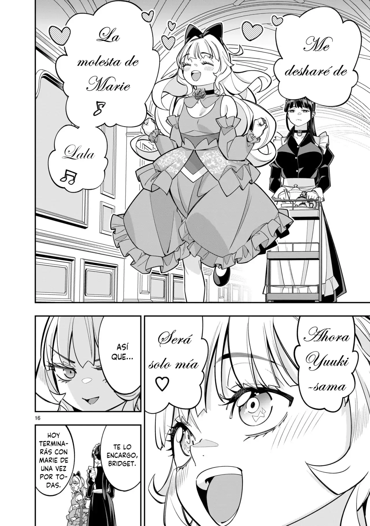 Shi ni Modori Oujo wa Ikinobiru Tameni Yuri Harem wo Tsukuru Koto ni Shita Capitulo 8 página 17