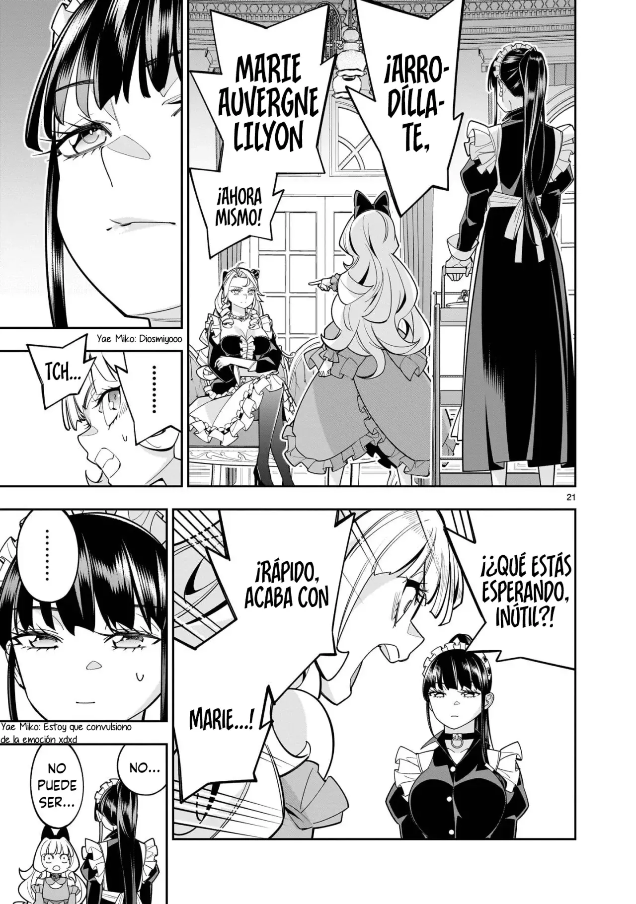 Shi ni Modori Oujo wa Ikinobiru Tameni Yuri Harem wo Tsukuru Koto ni Shita Capitulo 8 página 22