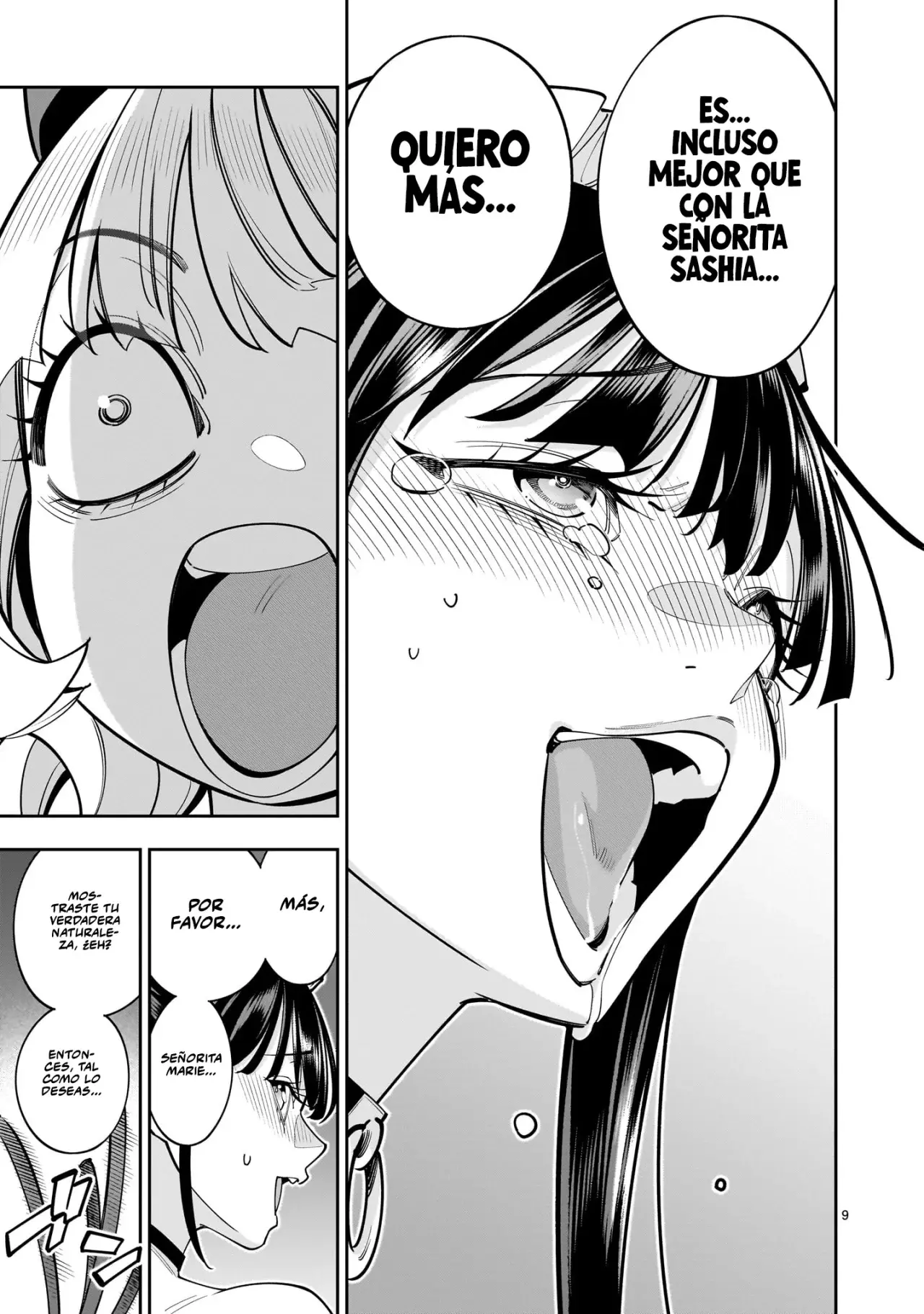Shi ni Modori Oujo wa Ikinobiru Tameni Yuri Harem wo Tsukuru Koto ni Shita Capitulo 9: Qué cerdita tan vulgar página 11