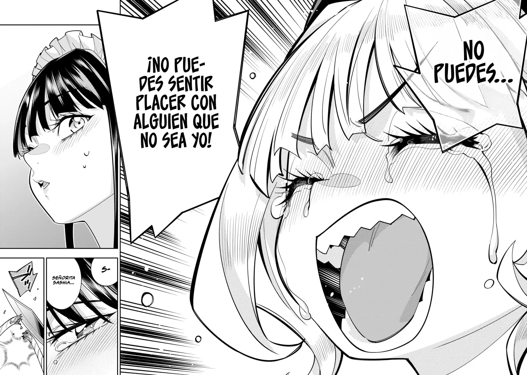 Shi ni Modori Oujo wa Ikinobiru Tameni Yuri Harem wo Tsukuru Koto ni Shita Capitulo 9: Qué cerdita tan vulgar página 23