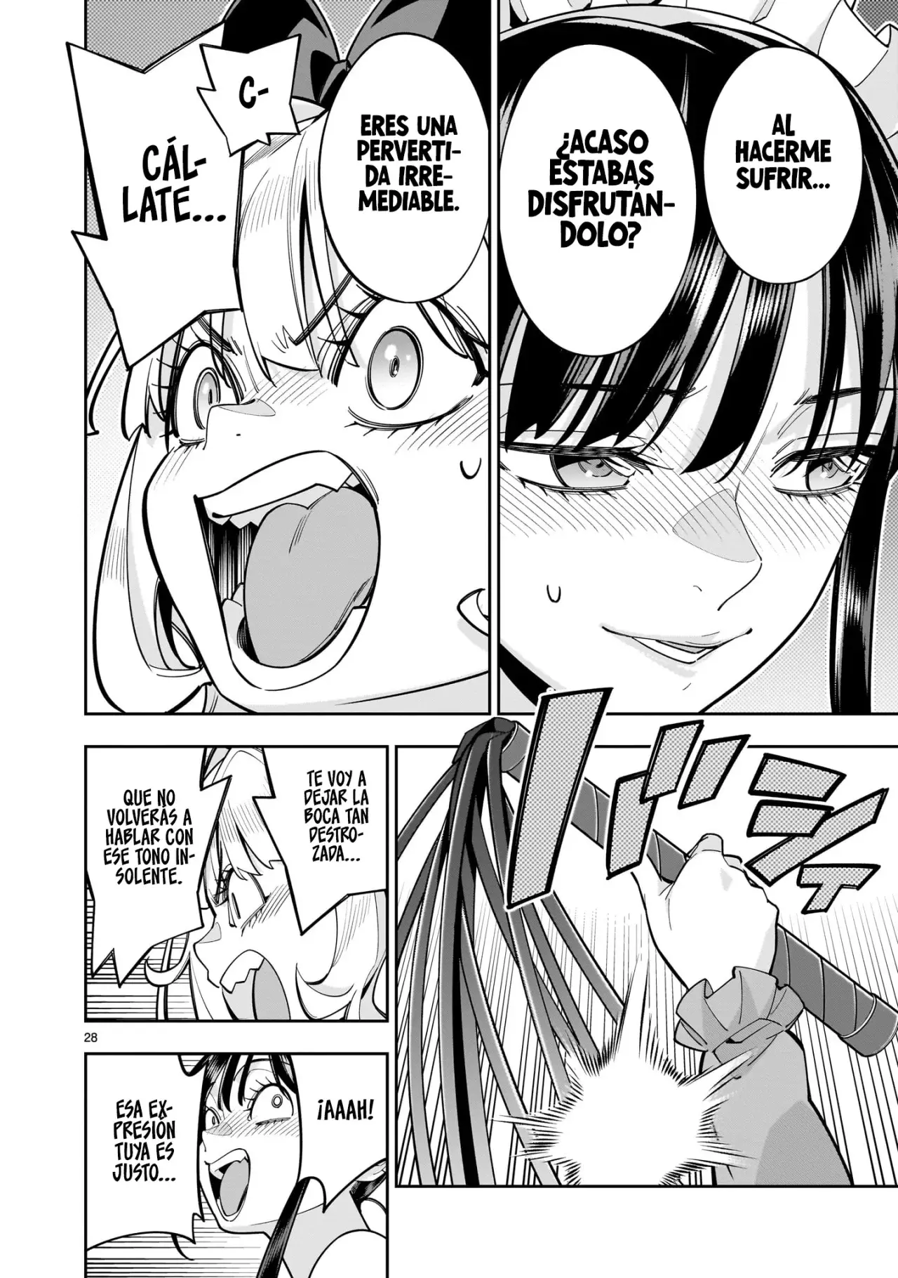 Shi ni Modori Oujo wa Ikinobiru Tameni Yuri Harem wo Tsukuru Koto ni Shita Capitulo 9: Qué cerdita tan vulgar página 28