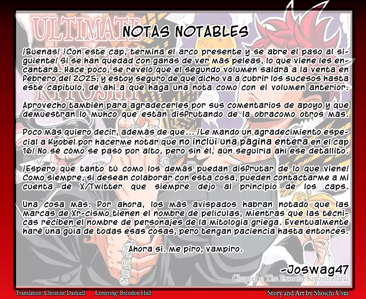 Ultimate Exorcist Kiyoshi Capitulo 17: Gran Cruz página 19