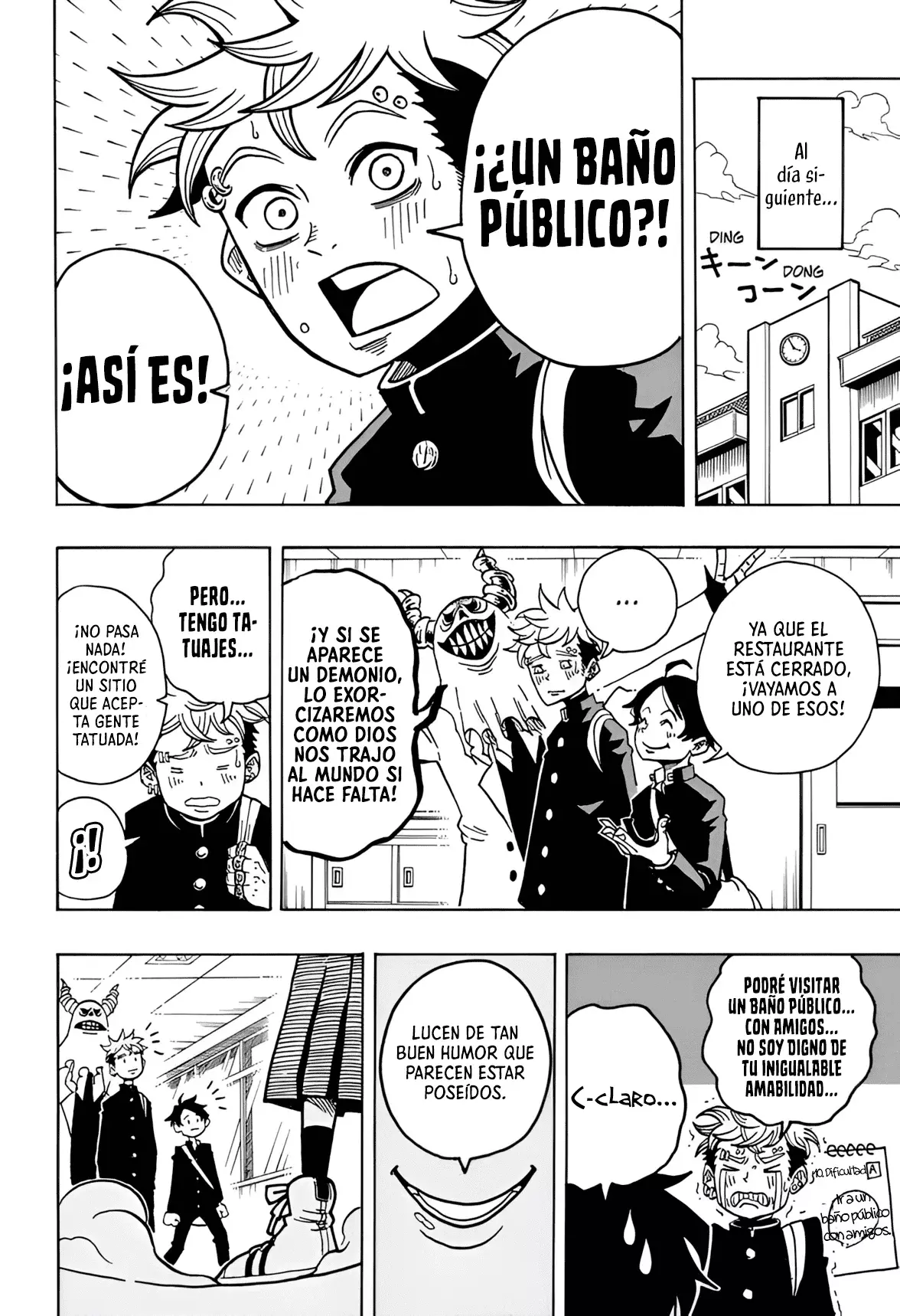 Ultimate Exorcist Kiyoshi Capitulo 18: El Club de Investigación Ocultista de la Secundaria Naraku página 4