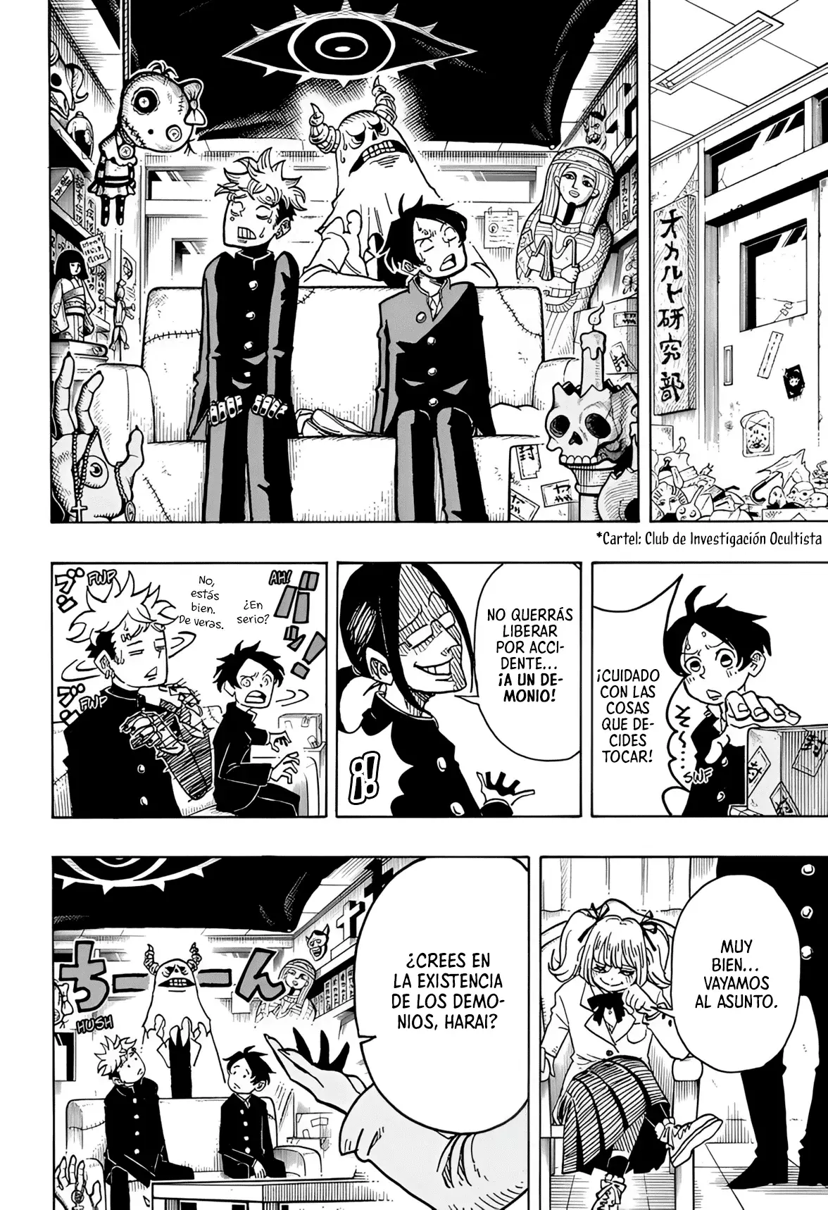 Ultimate Exorcist Kiyoshi Capitulo 18: El Club de Investigación Ocultista de la Secundaria Naraku página 8
