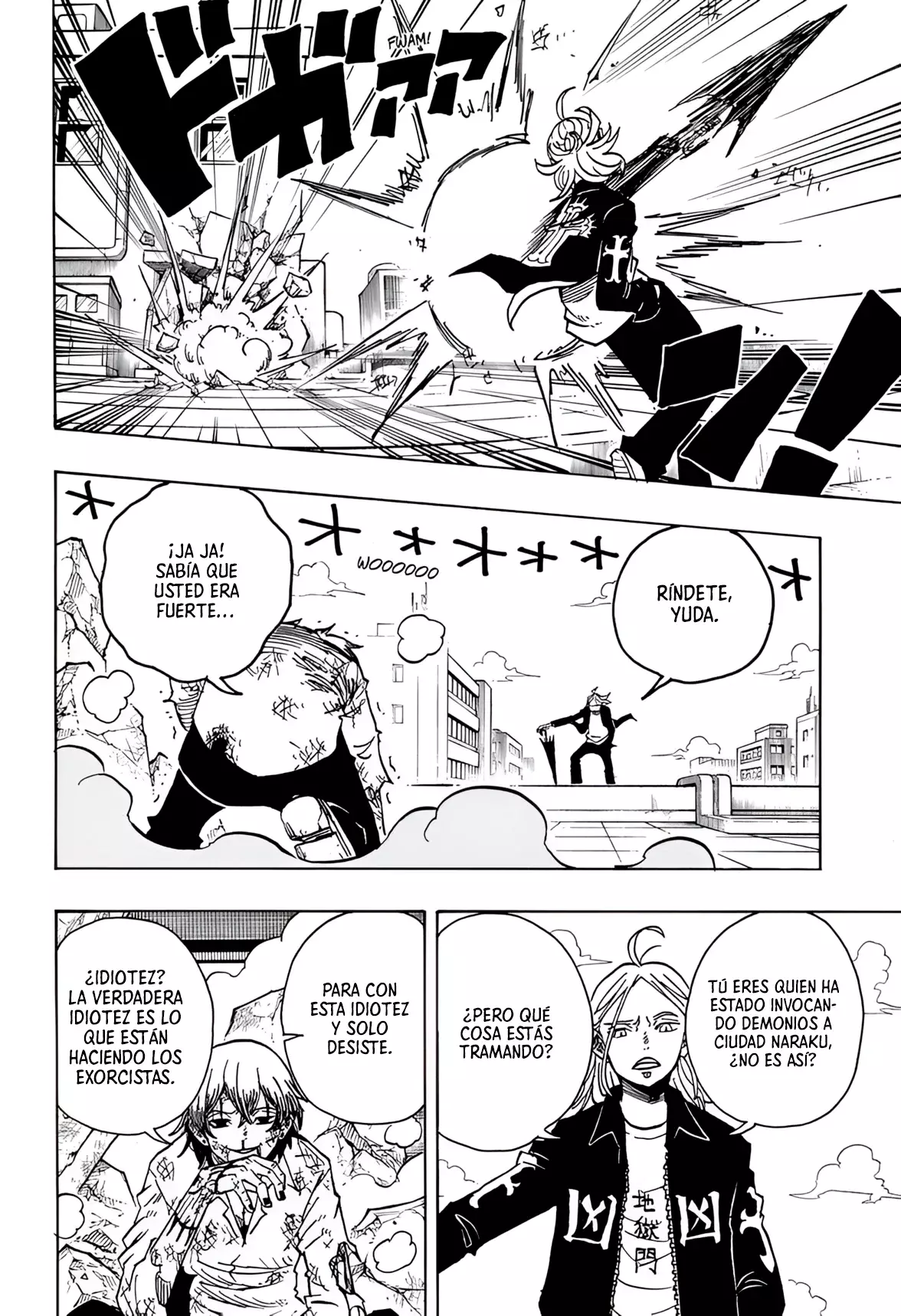 Ultimate Exorcist Kiyoshi Capitulo 19: Sakaki vs. Yuda página 8