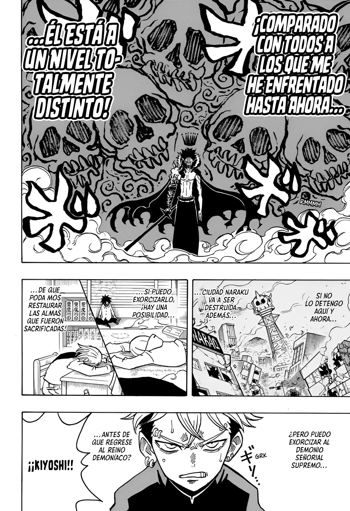 Ultimate Exorcist Kiyoshi Capitulo 20: El Descenso del Demonio Señorial Supremo página 8
