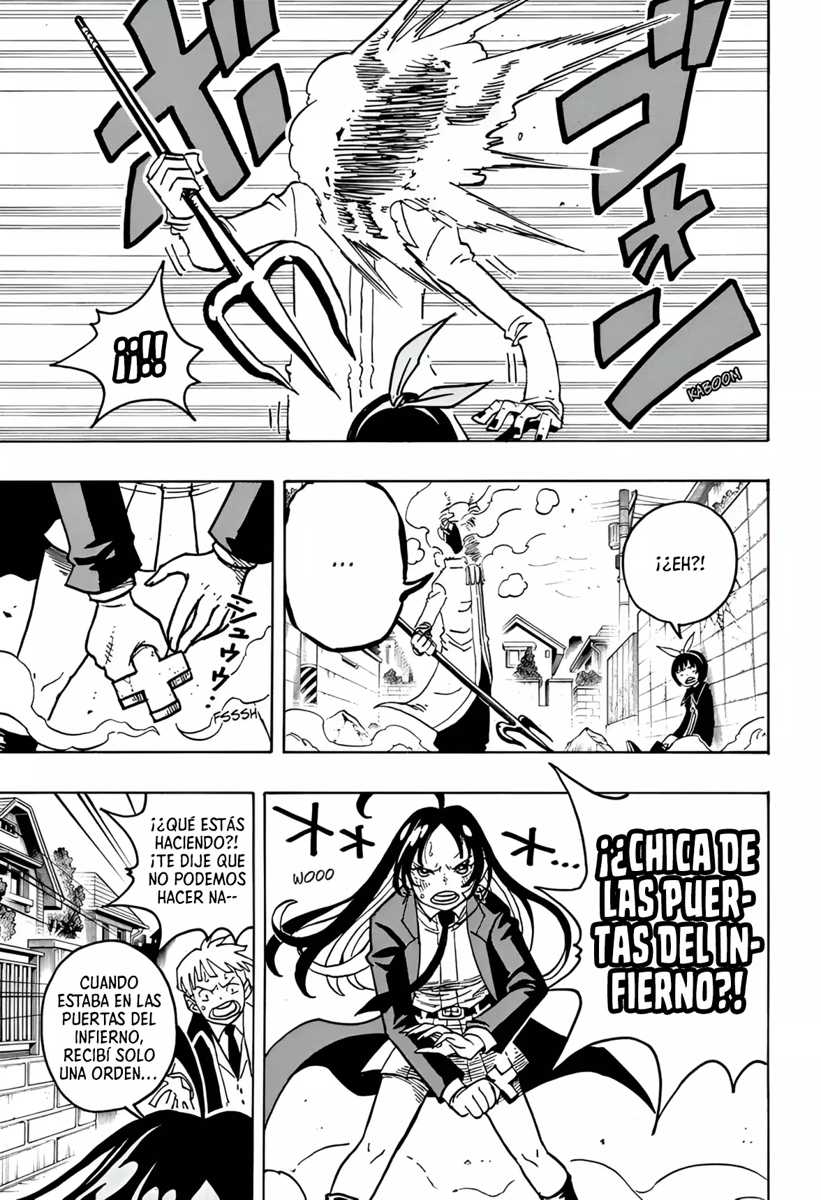 Ultimate Exorcist Kiyoshi Capitulo 32: El Quinto Demonio Señorial, Bakku Yoraku página 13
