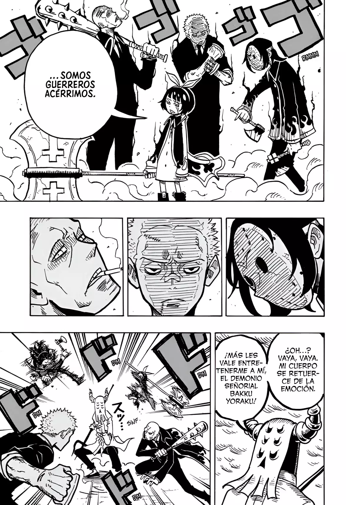 Ultimate Exorcist Kiyoshi Capitulo 32: El Quinto Demonio Señorial, Bakku Yoraku página 9