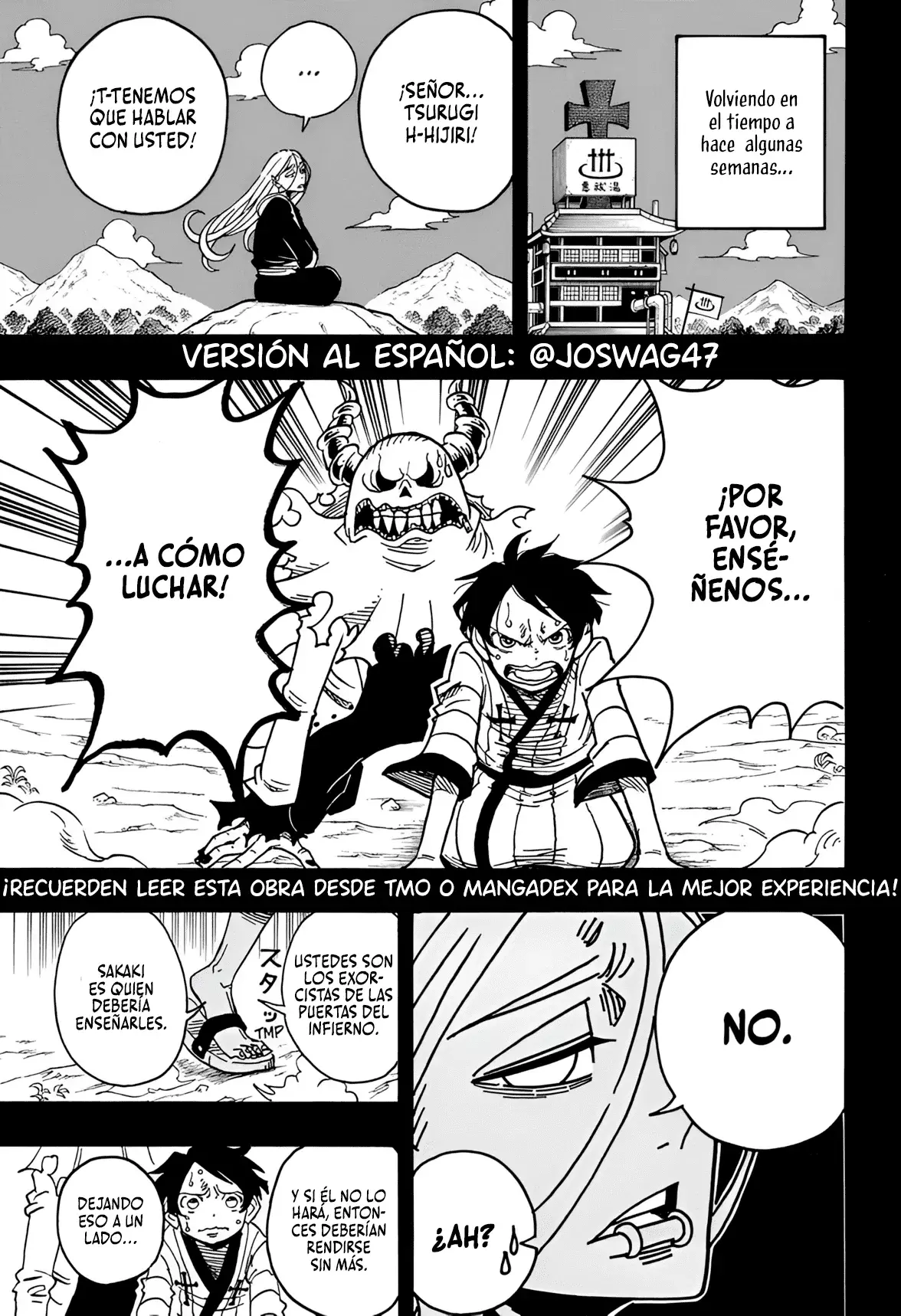 Ultimate Exorcist Kiyoshi Capitulo 33: ¡Luchen, Nehan &amp; JJ! página 3