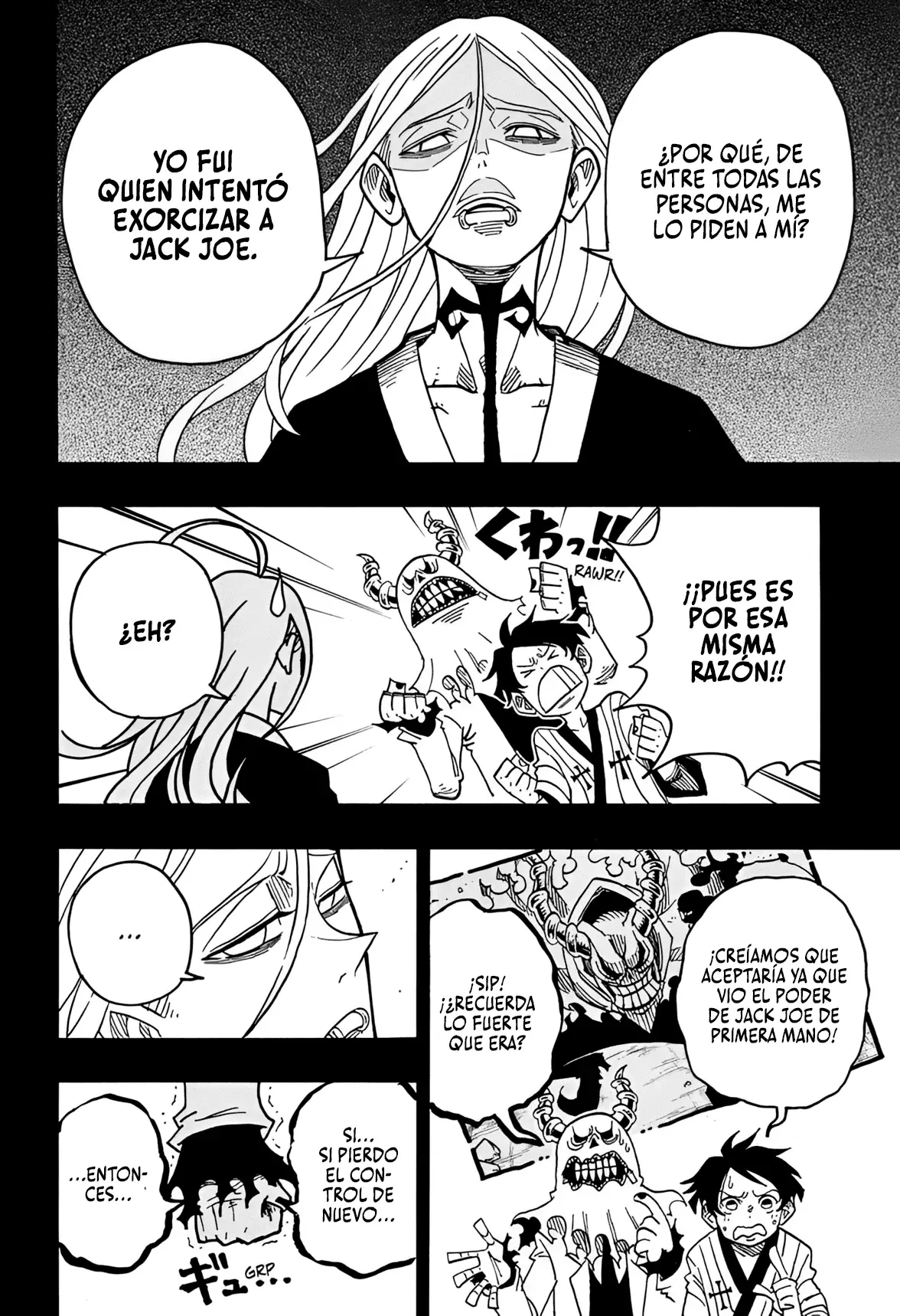 Ultimate Exorcist Kiyoshi Capitulo 33: ¡Luchen, Nehan &amp; JJ! página 4