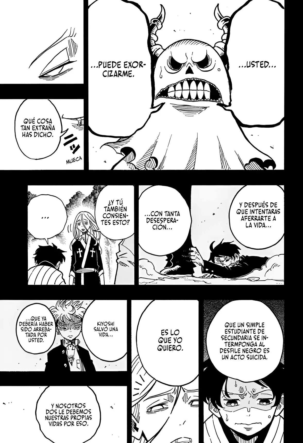 Ultimate Exorcist Kiyoshi Capitulo 33: ¡Luchen, Nehan &amp; JJ! página 5