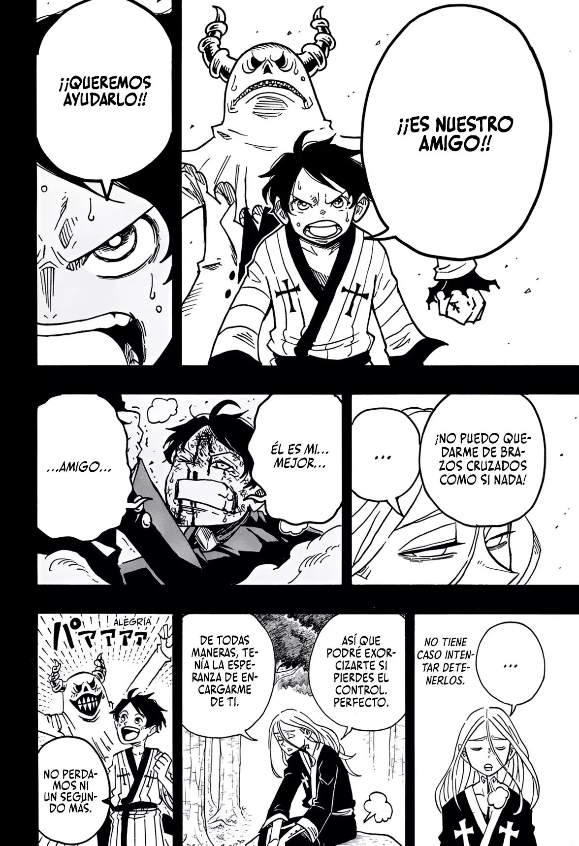 Ultimate Exorcist Kiyoshi Capitulo 33: ¡Luchen, Nehan &amp; JJ! página 6