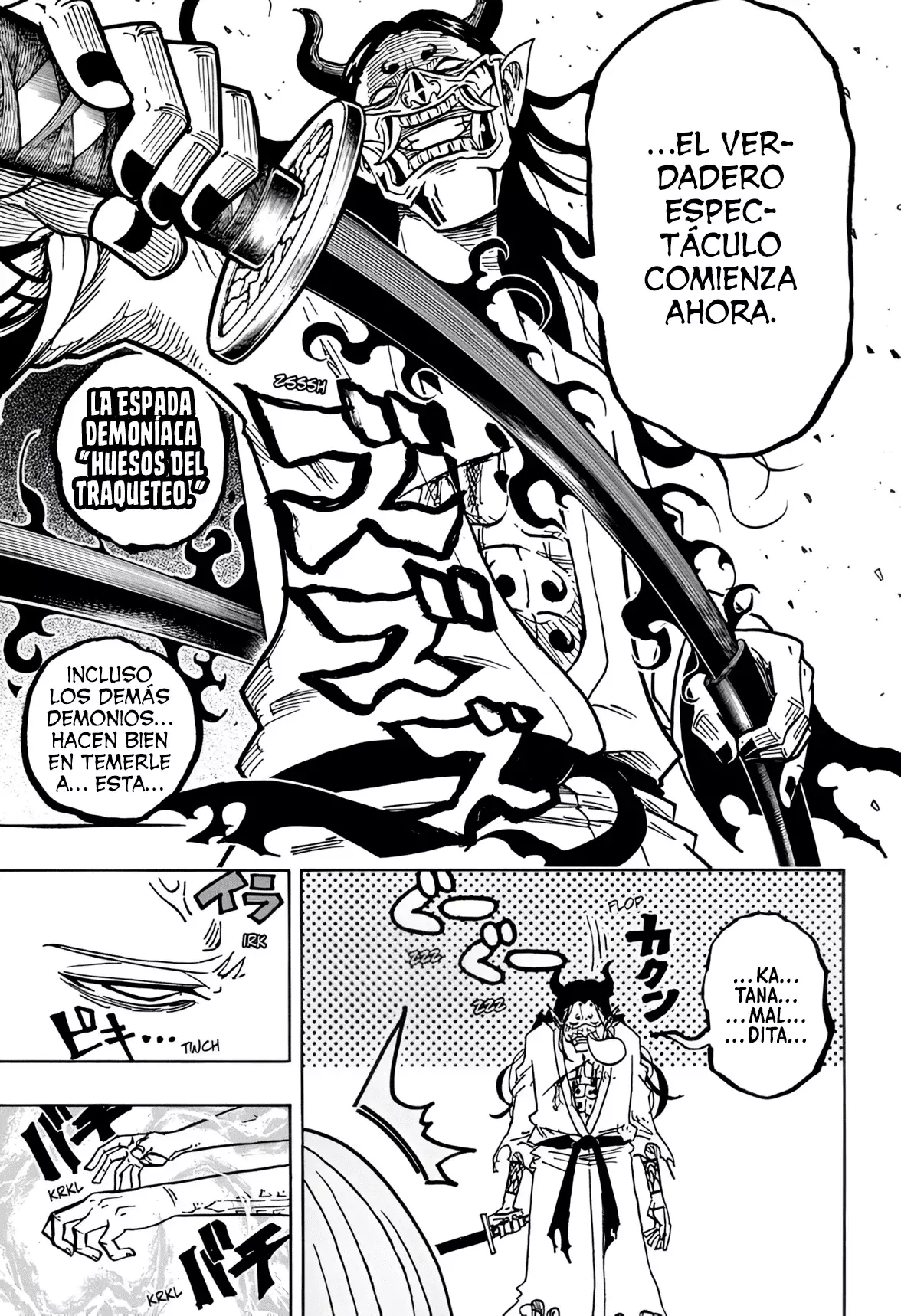 Ultimate Exorcist Kiyoshi Capitulo 45: Tsurugi Hijiri vs. El Primer Demonio Señorial, Tonjinchi página 8