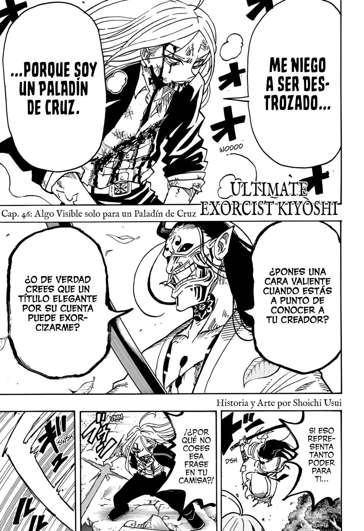 Ultimate Exorcist Kiyoshi Capitulo 46: Algo Visible solo para un Paladín de Cruz página 2