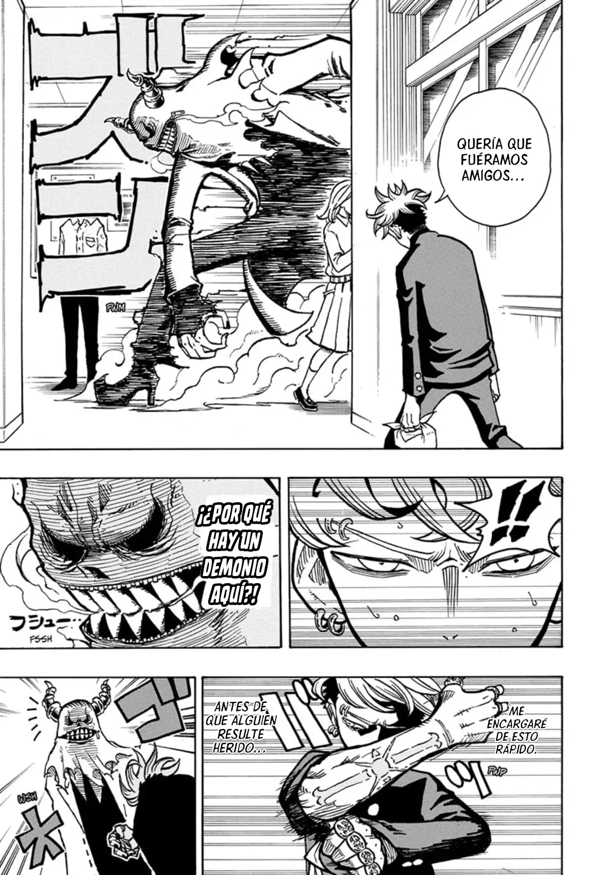 Ultimate Exorcist Kiyoshi Capitulo 5: Kiyoshi, el Estudiante de Secundaria página 8