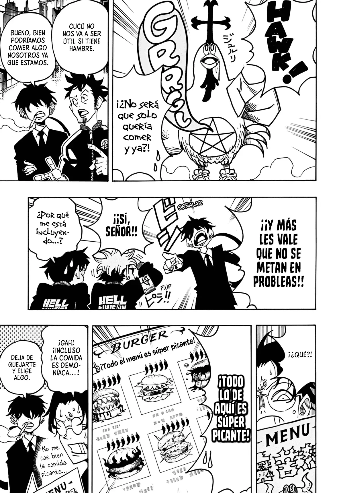 Ultimate Exorcist Kiyoshi Capitulo 63: La Hamburguesa Favorita de Todos de Wickie-D's página 10