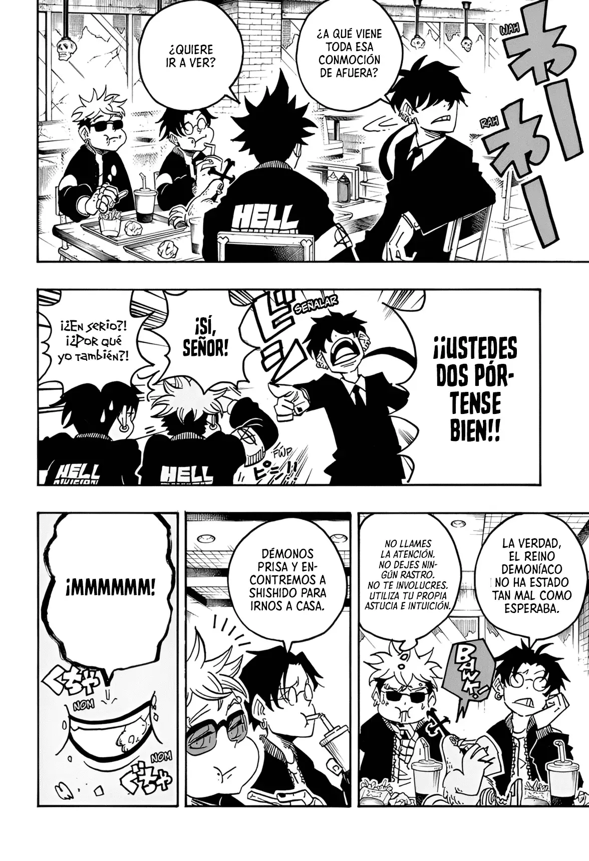 Ultimate Exorcist Kiyoshi Capitulo 63: La Hamburguesa Favorita de Todos de Wickie-D's página 13