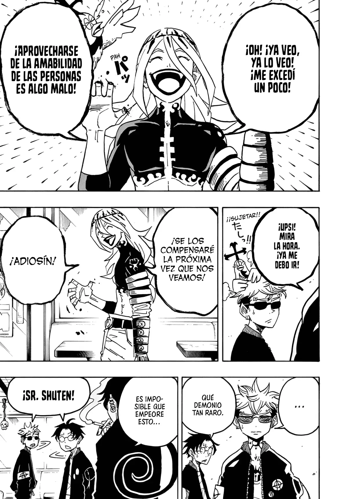 Ultimate Exorcist Kiyoshi Capitulo 63: La Hamburguesa Favorita de Todos de Wickie-D's página 18