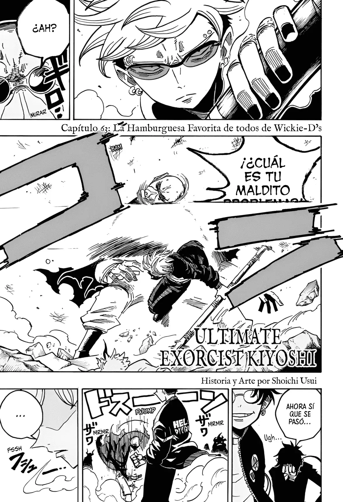 Ultimate Exorcist Kiyoshi Capitulo 63: La Hamburguesa Favorita de Todos de Wickie-D's página 2