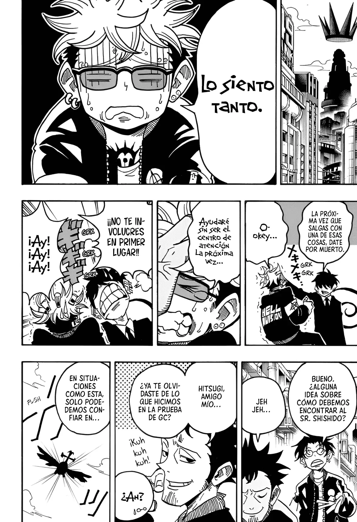 Ultimate Exorcist Kiyoshi Capitulo 63: La Hamburguesa Favorita de Todos de Wickie-D's página 7