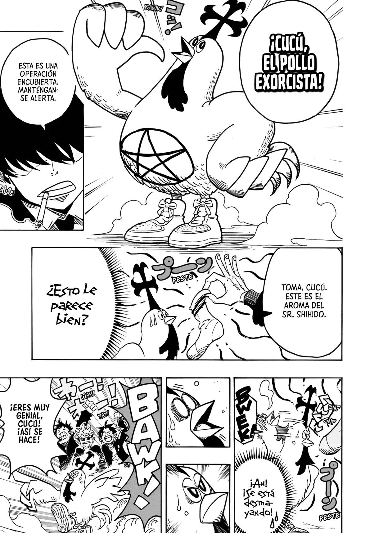 Ultimate Exorcist Kiyoshi Capitulo 63: La Hamburguesa Favorita de Todos de Wickie-D's página 8