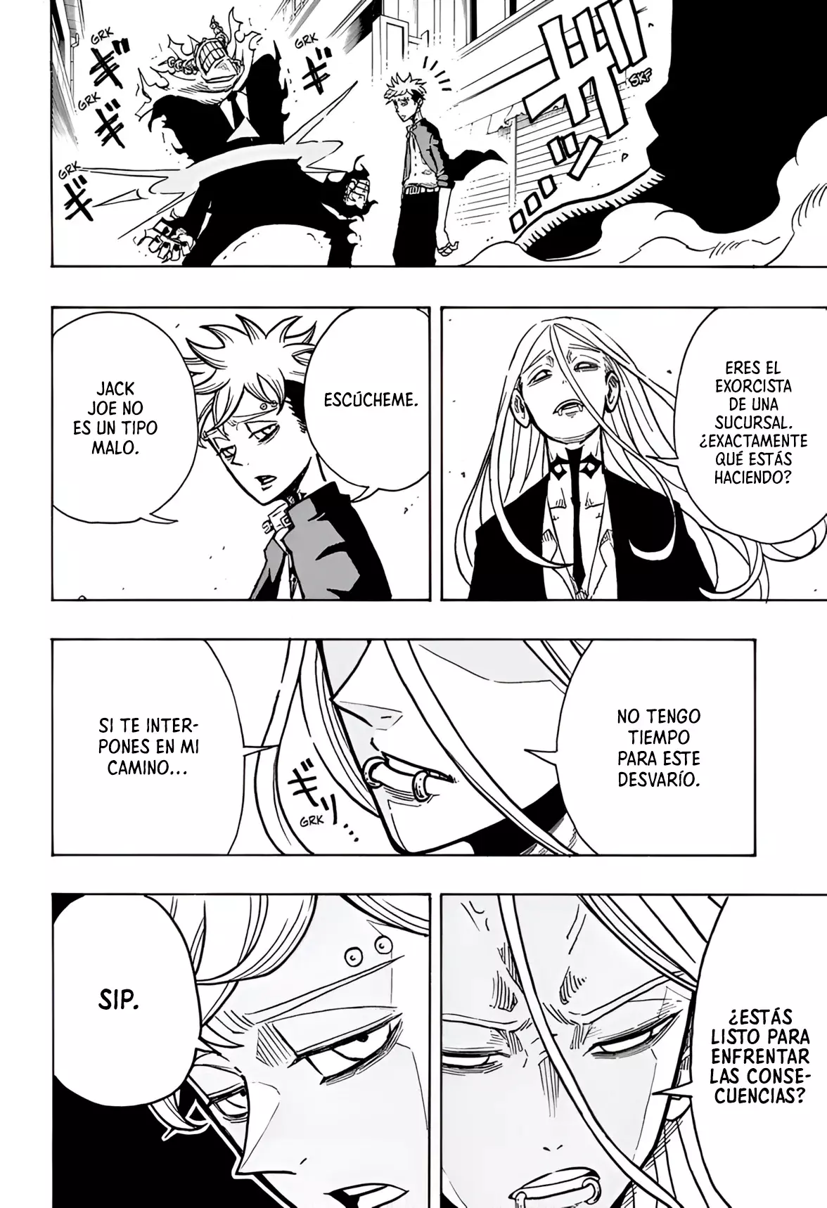 Ultimate Exorcist Kiyoshi Capitulo 7: Paladín de Cruz página 3