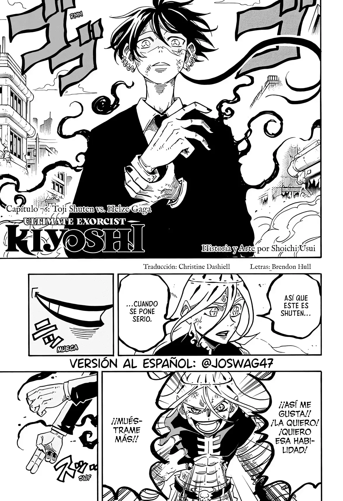 Ultimate Exorcist Kiyoshi Capitulo 76: Toji Shuten vs. Helze Gaga página 2