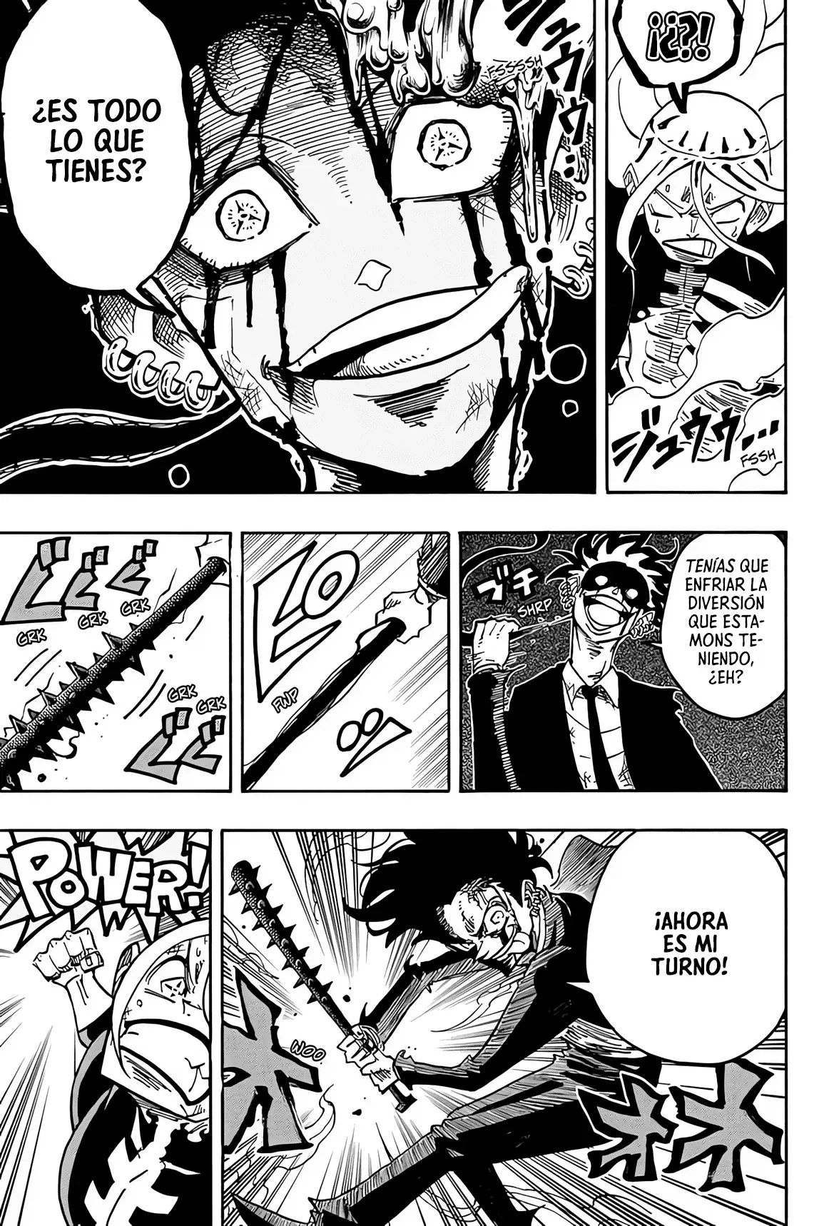 Ultimate Exorcist Kiyoshi Capitulo 76: Toji Shuten vs. Helze Gaga página 6