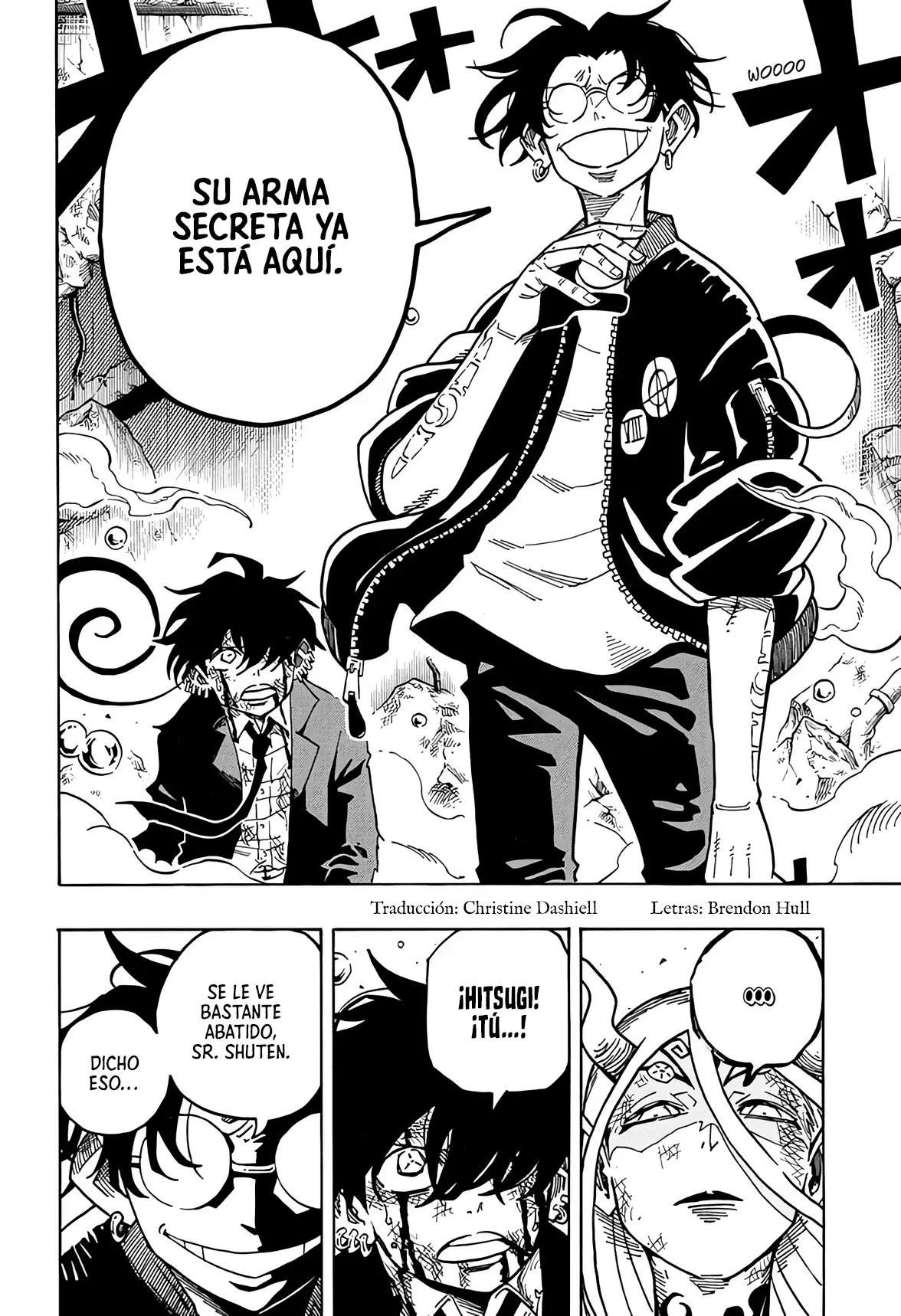 Ultimate Exorcist Kiyoshi Capitulo 78: No le Preguntes al Gorrión cómo Vuela el Águila página 3