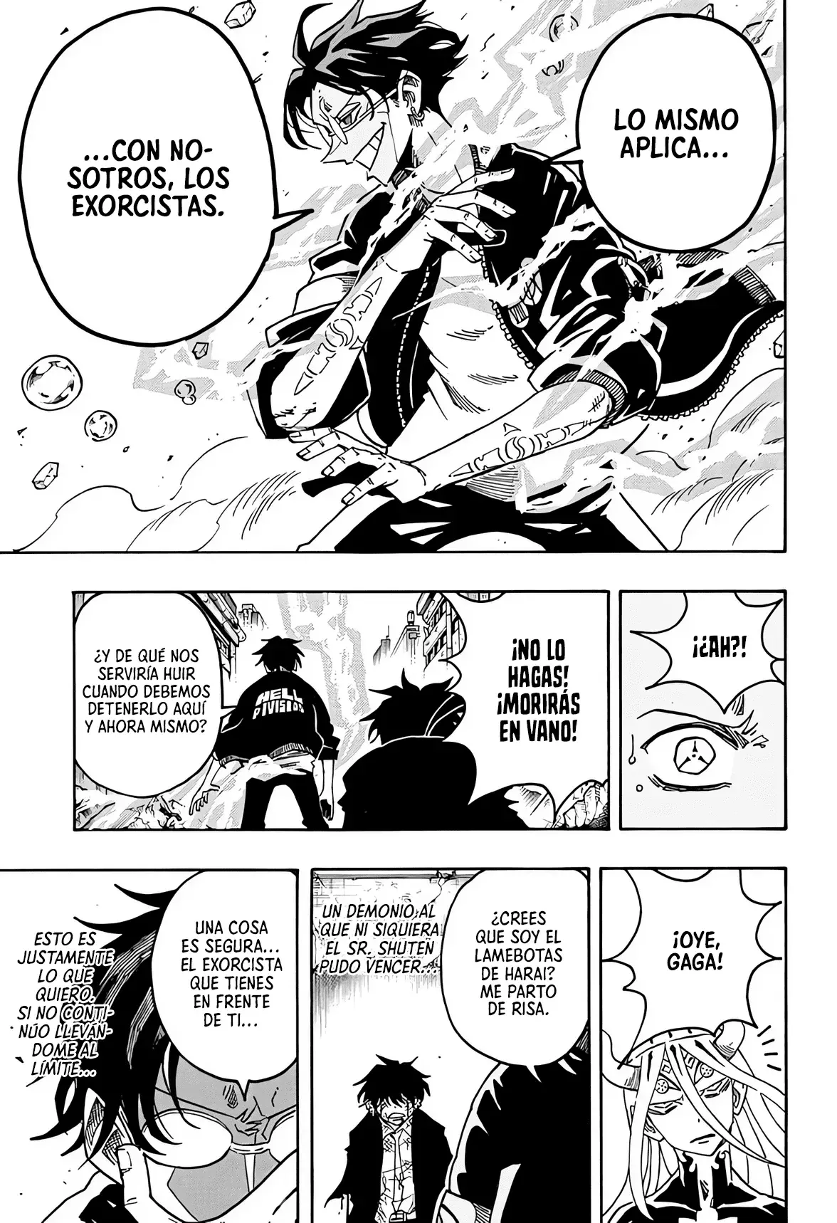 Ultimate Exorcist Kiyoshi Capitulo 78: No le Preguntes al Gorrión cómo Vuela el Águila página 6