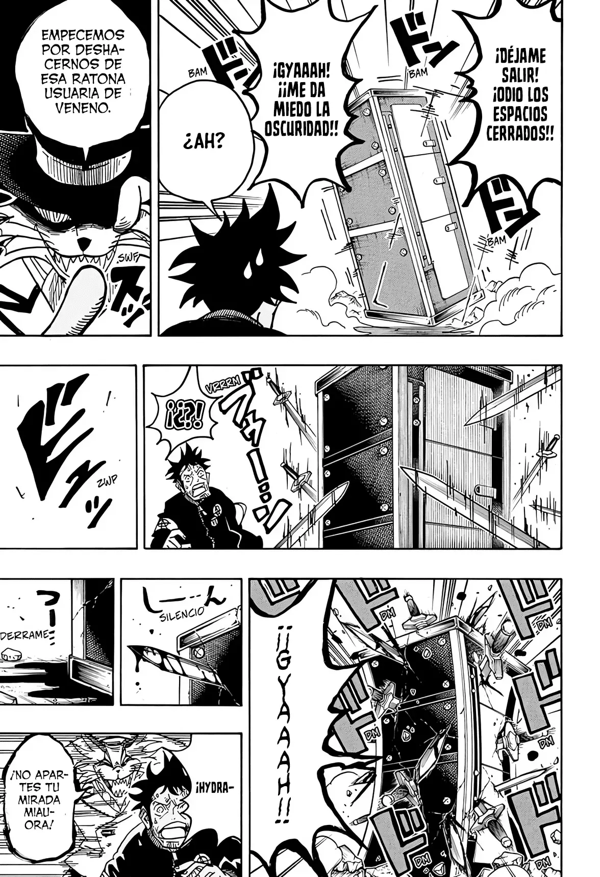 Ultimate Exorcist Kiyoshi Capitulo 79: Zangi Tosaka &amp; Cucú vs. el Demonio Señorial Neko página 11