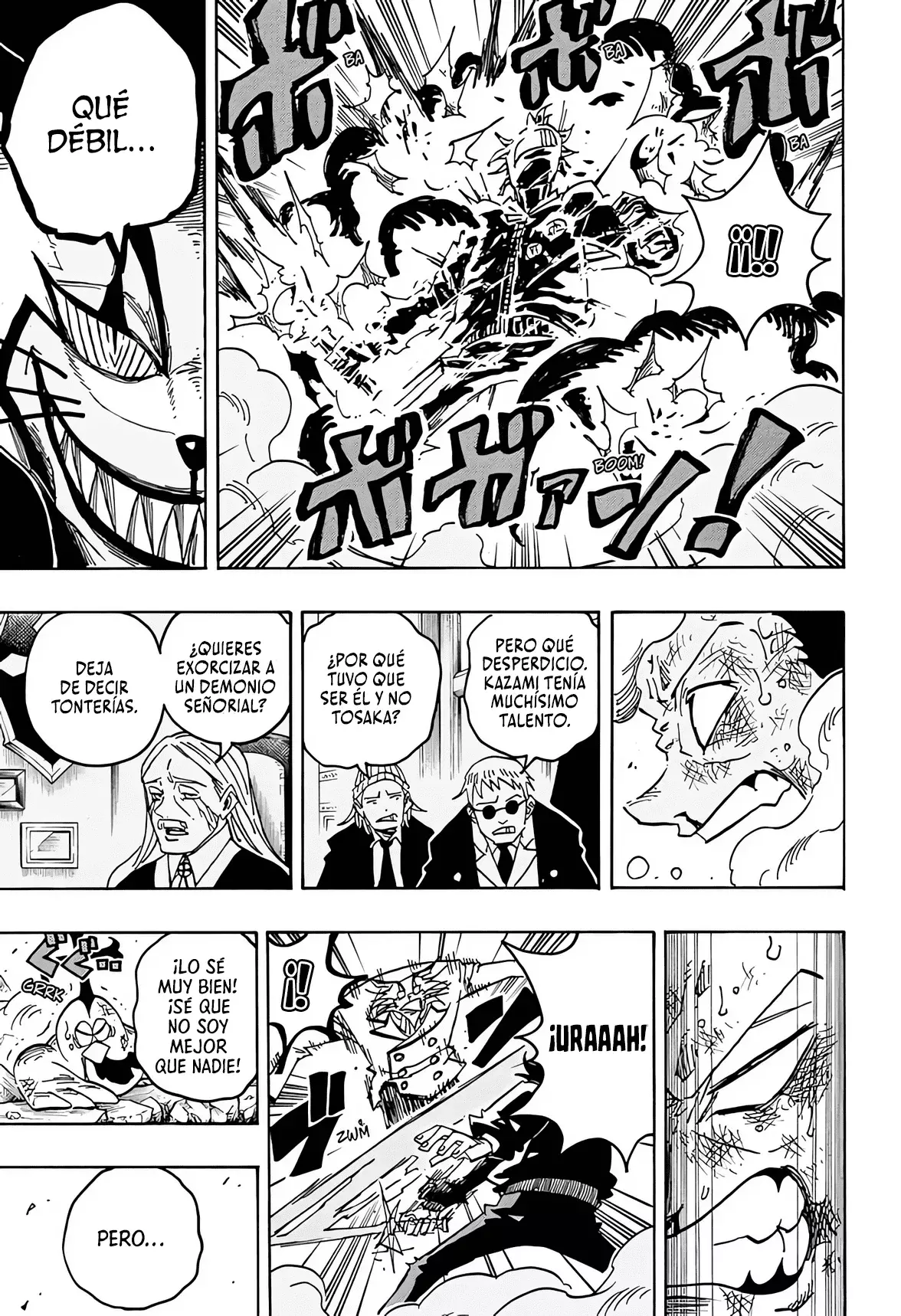 Ultimate Exorcist Kiyoshi Capitulo 79: Zangi Tosaka &amp; Cucú vs. el Demonio Señorial Neko página 13